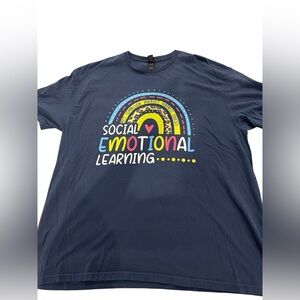 Gildan Softstyle Navy T-Shirt